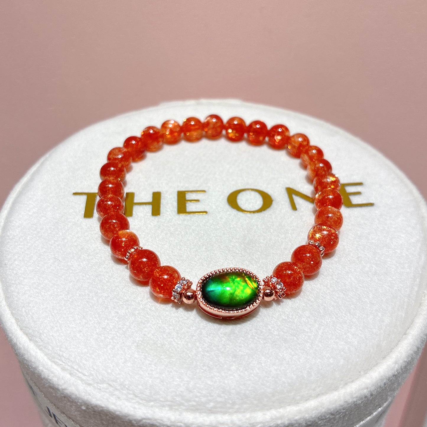 頂級*金草莓太陽石 x 斑彩石