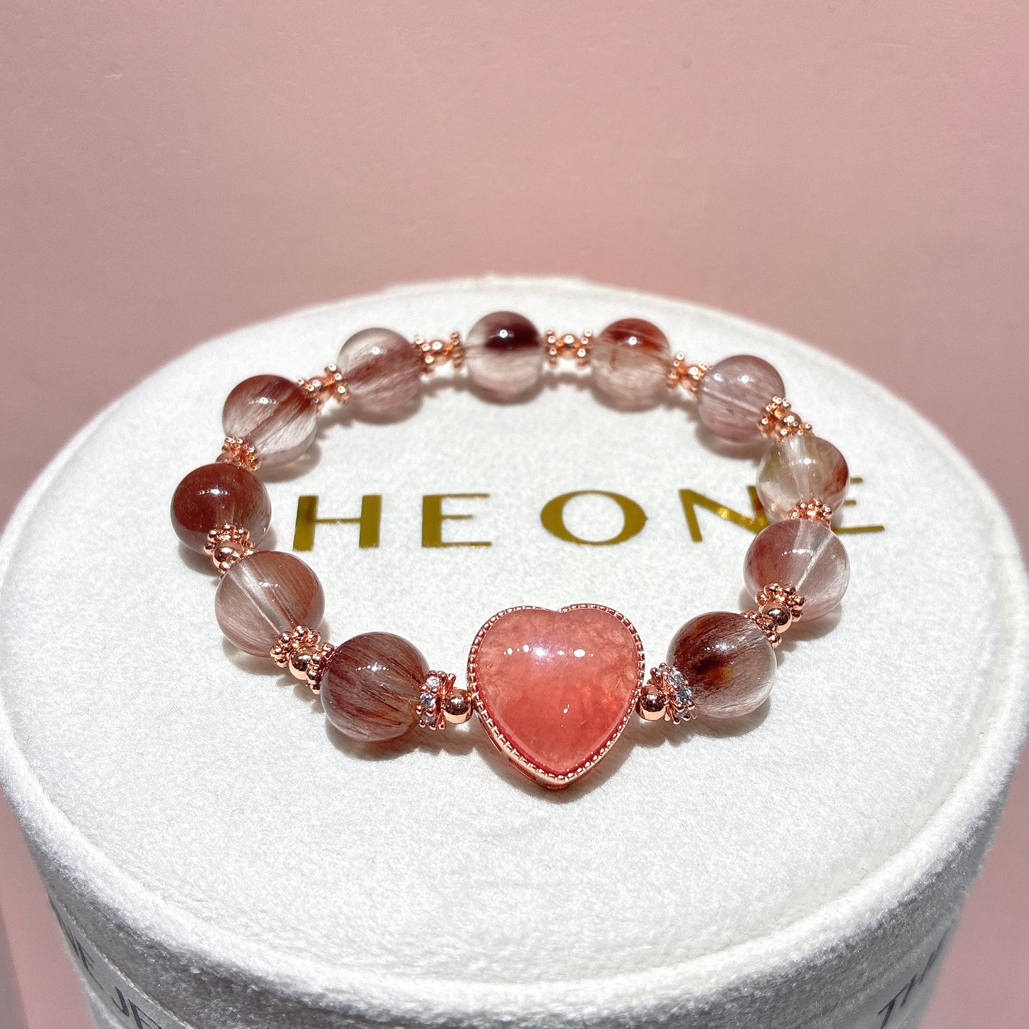 精品*橙兔毛 x 紅紋石