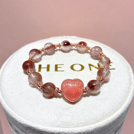 精品*橙兔毛 x 紅紋石