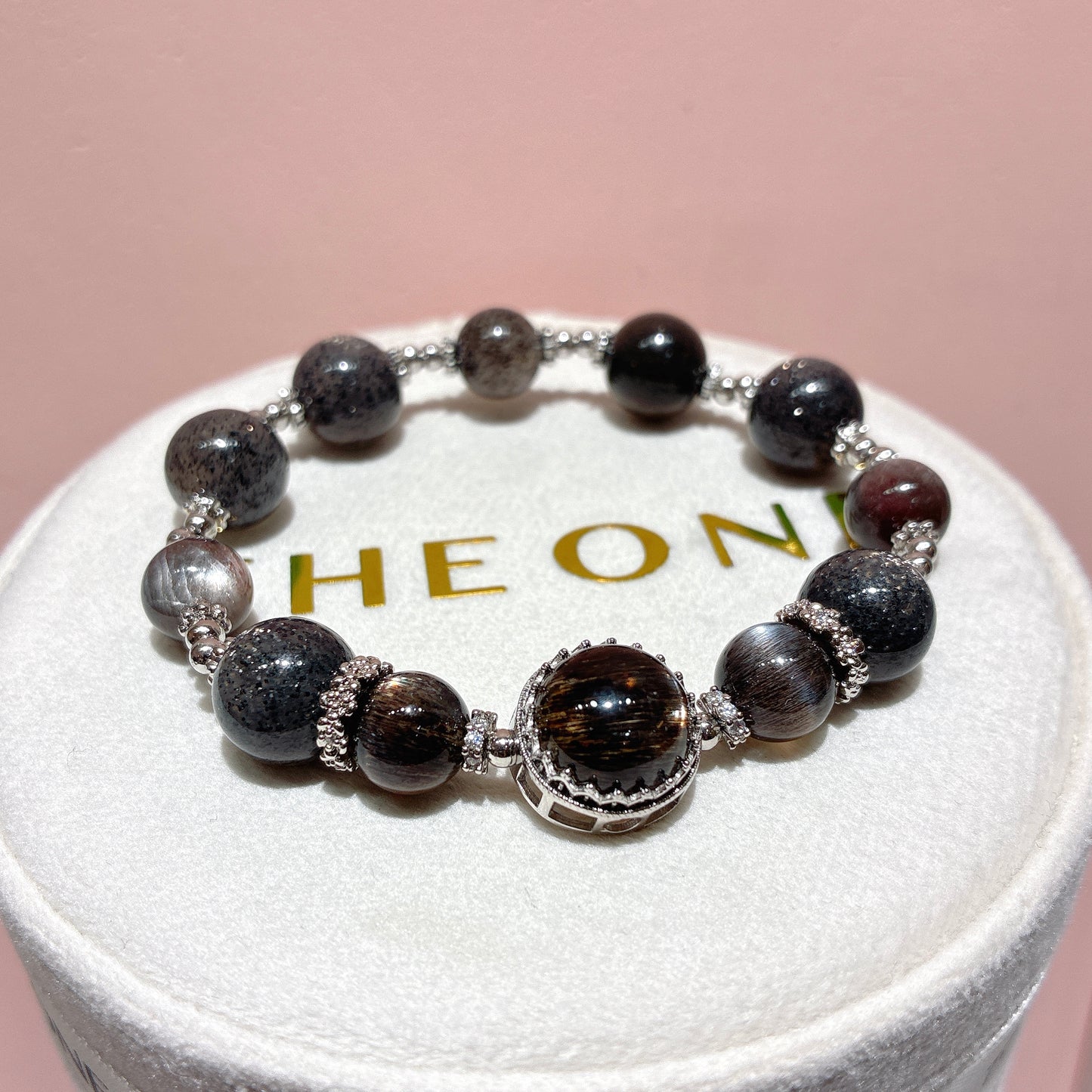 頂級*銀太陽石 x 黑金太陽石