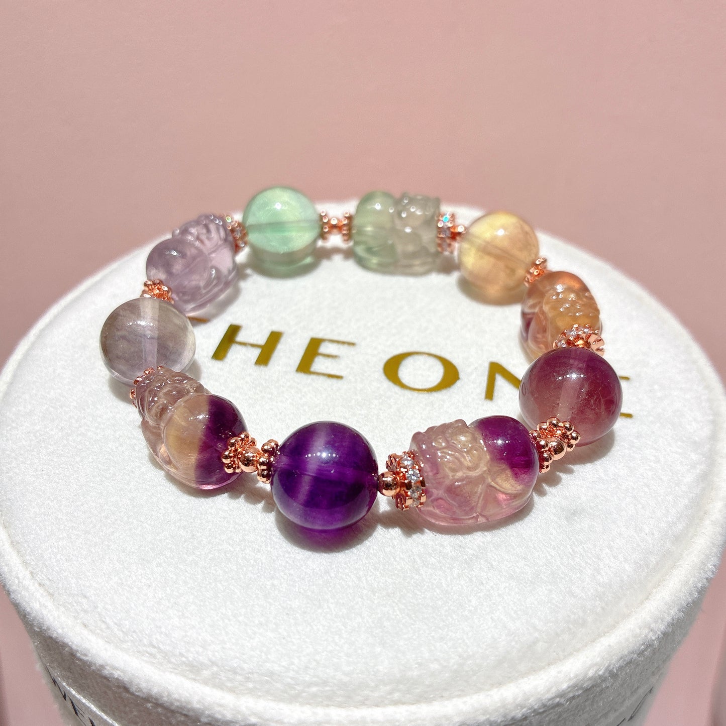 頂級*彩螢石 x 螢石貔貅