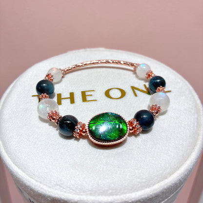 頂級*魔鬼海藍寶 x 斑彩石