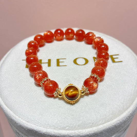 頂級*金草莓太陽石 x 黃虎眼