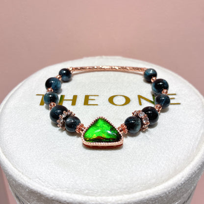 頂級*魔鬼海藍寶 x 斑彩石