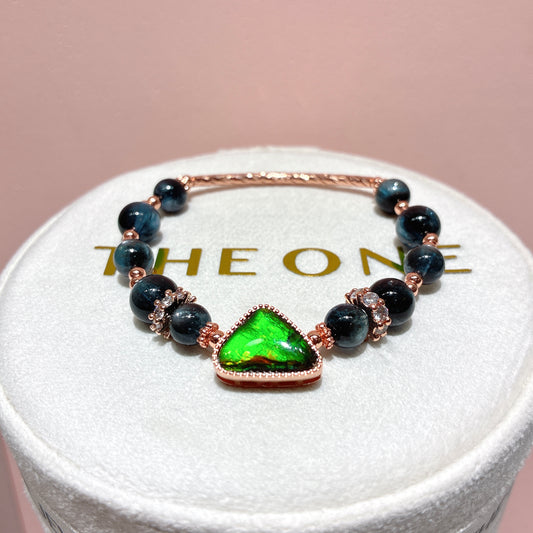 頂級*魔鬼海藍寶 x 斑彩石