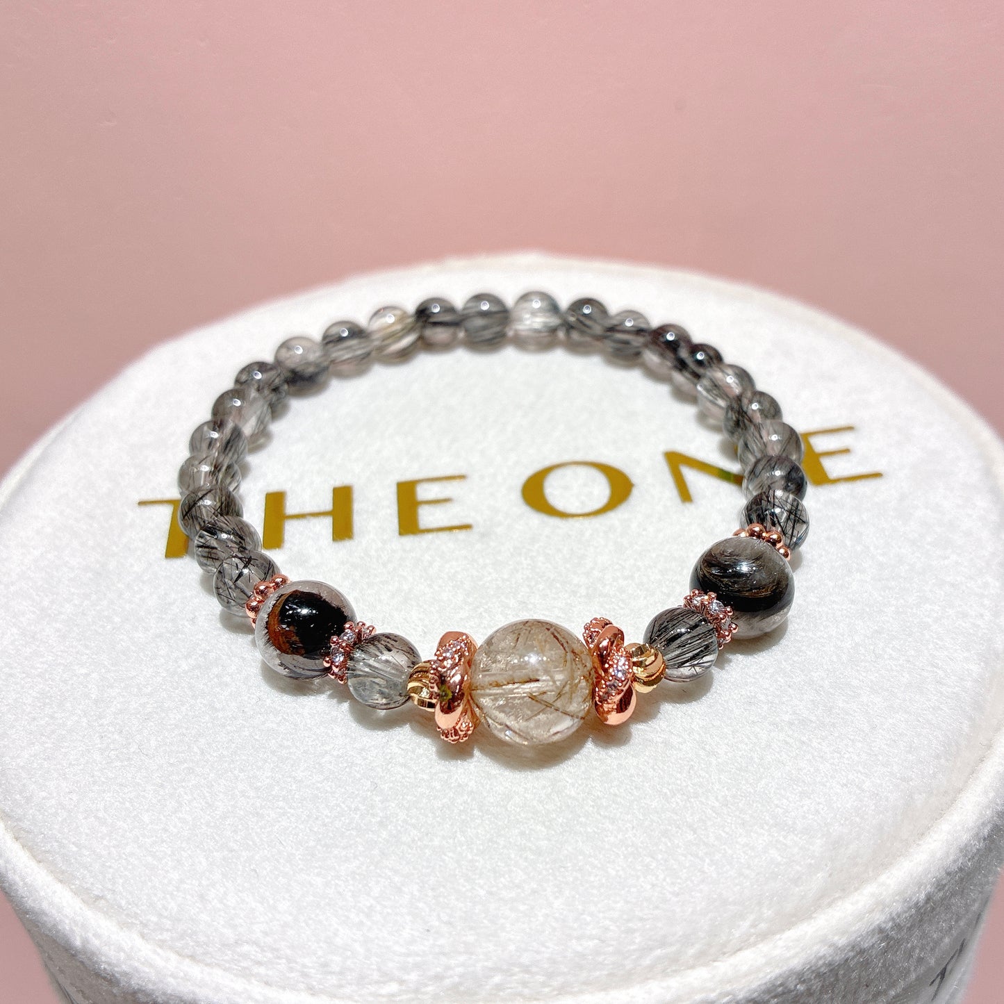 精品*黑順髮晶 x 雪霜幽靈髮晶