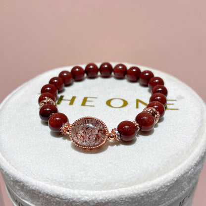 精品*巴西紅順髮晶 x 超級七