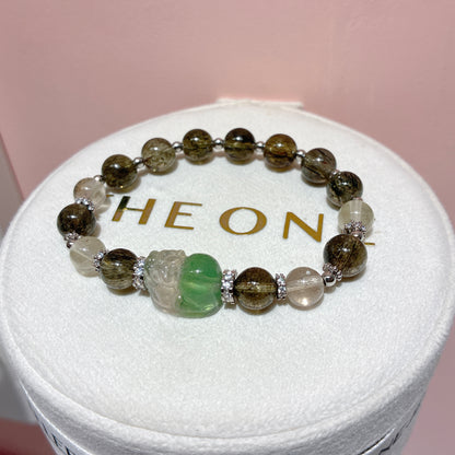 精品*綠碧髮 x 綠螢石