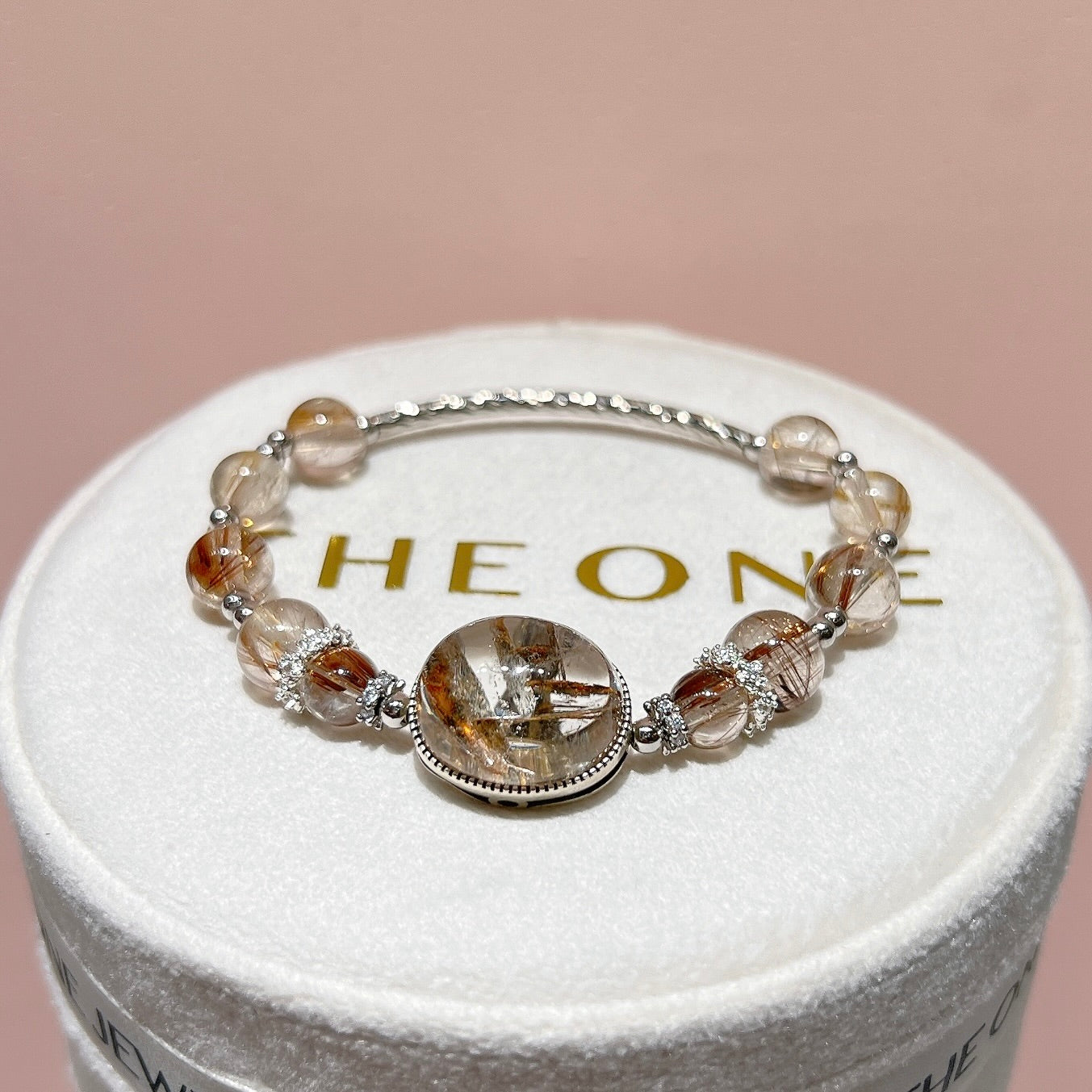 精品*金銅鈦晶 x 髮晶共生雲母