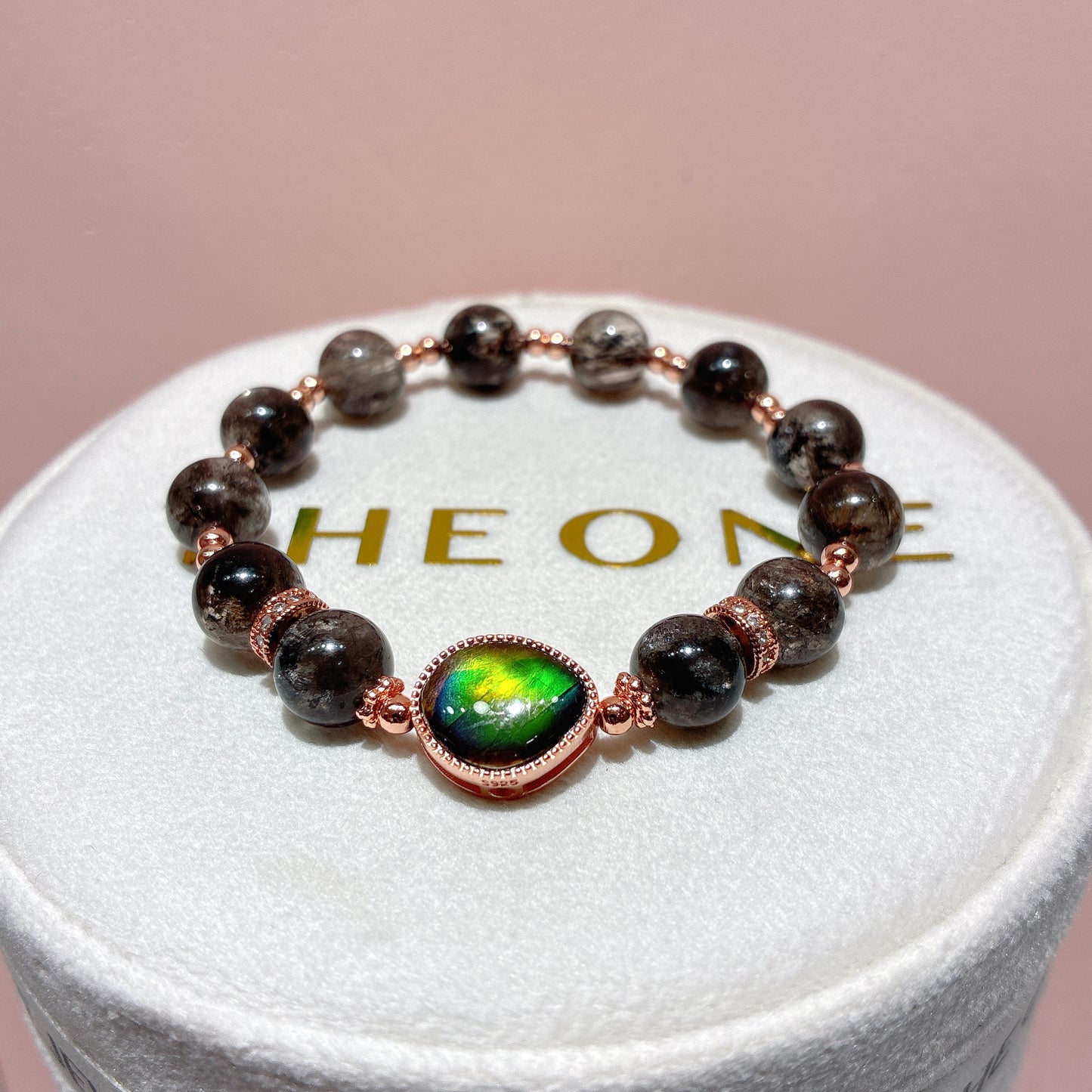 頂級*黑閃靈鑽 x 斑彩石