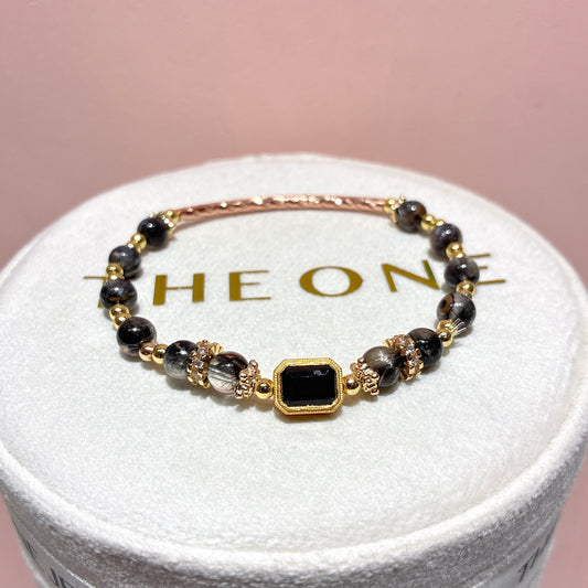 頂級*黑銀鈦 x 黑碧璽