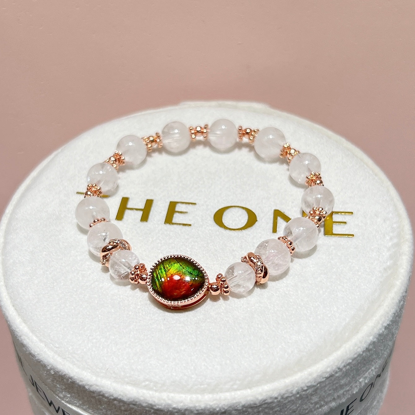 精品*白幽靈 x 斑彩石