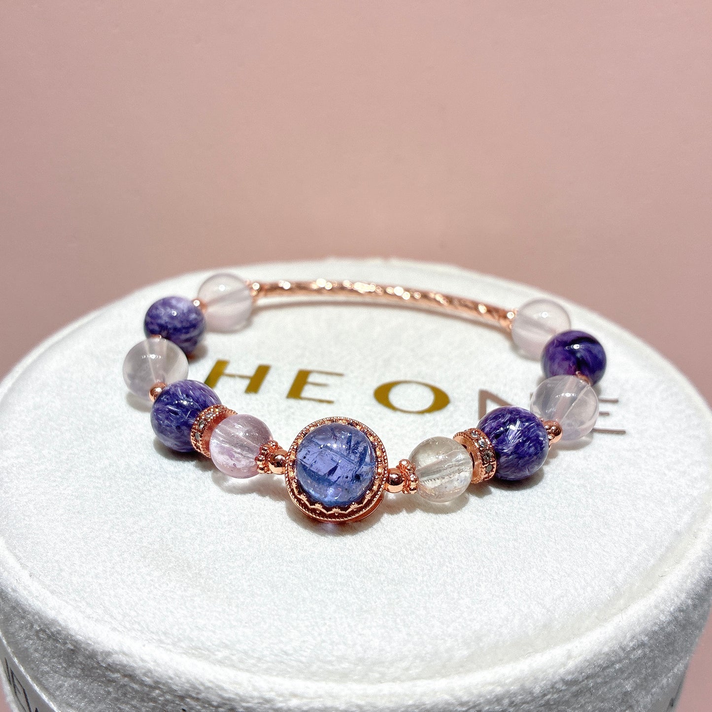 精品*紫龍晶 x 坦桑石