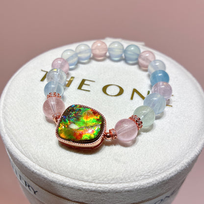 精品*冰種摩根石 x 斑彩石