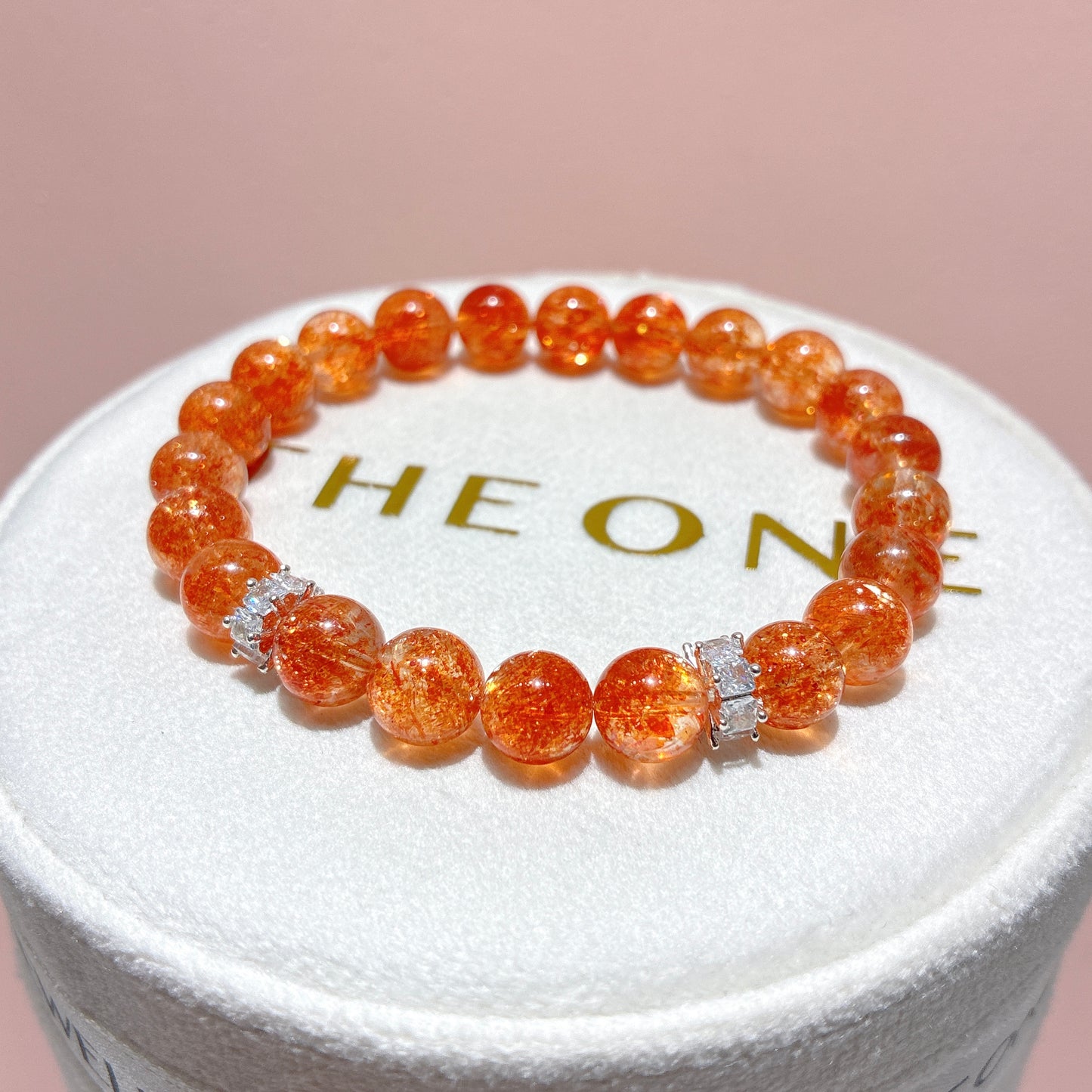 頂級*金草莓太陽石 8.4mm