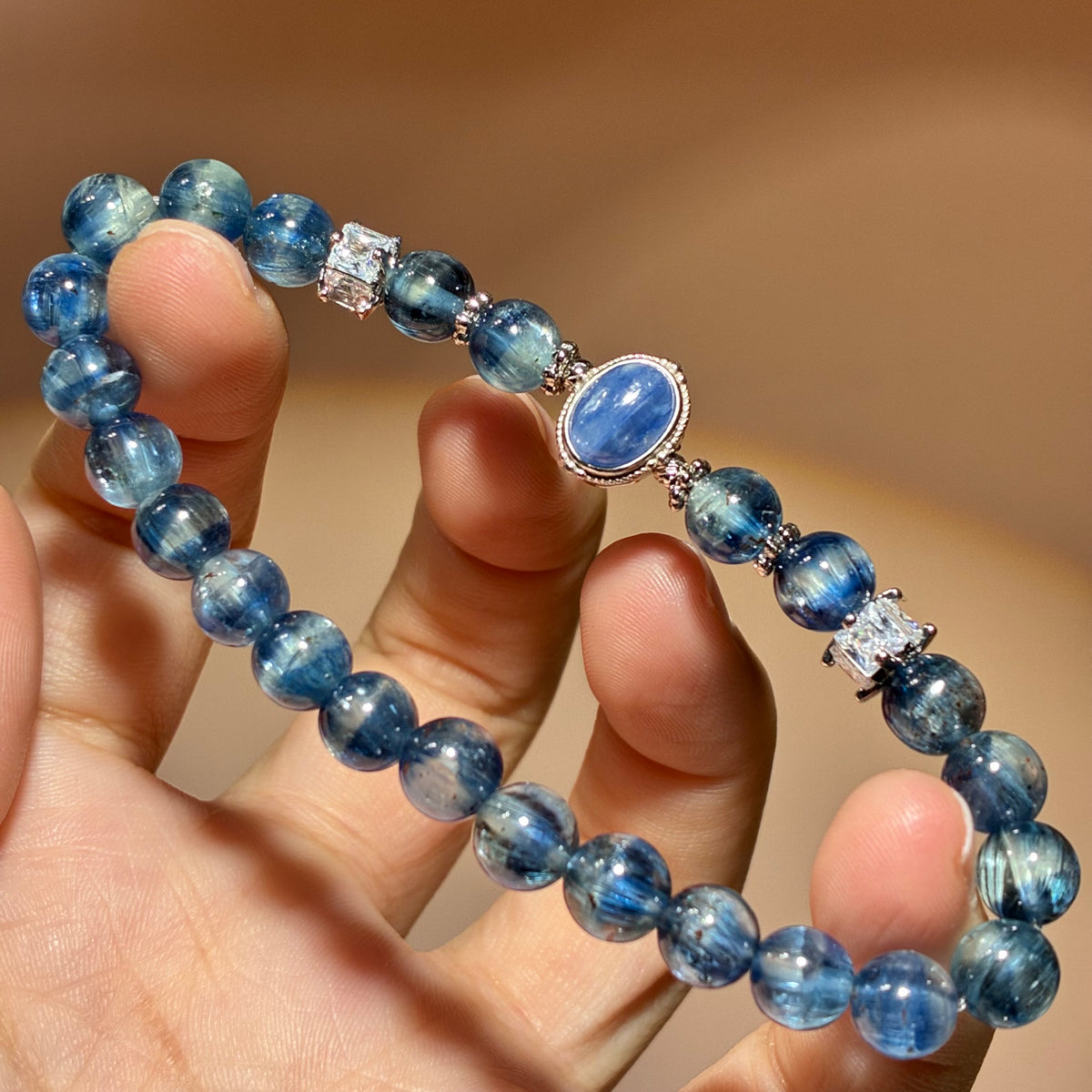 精品*藍晶石共生赤鐵礦
