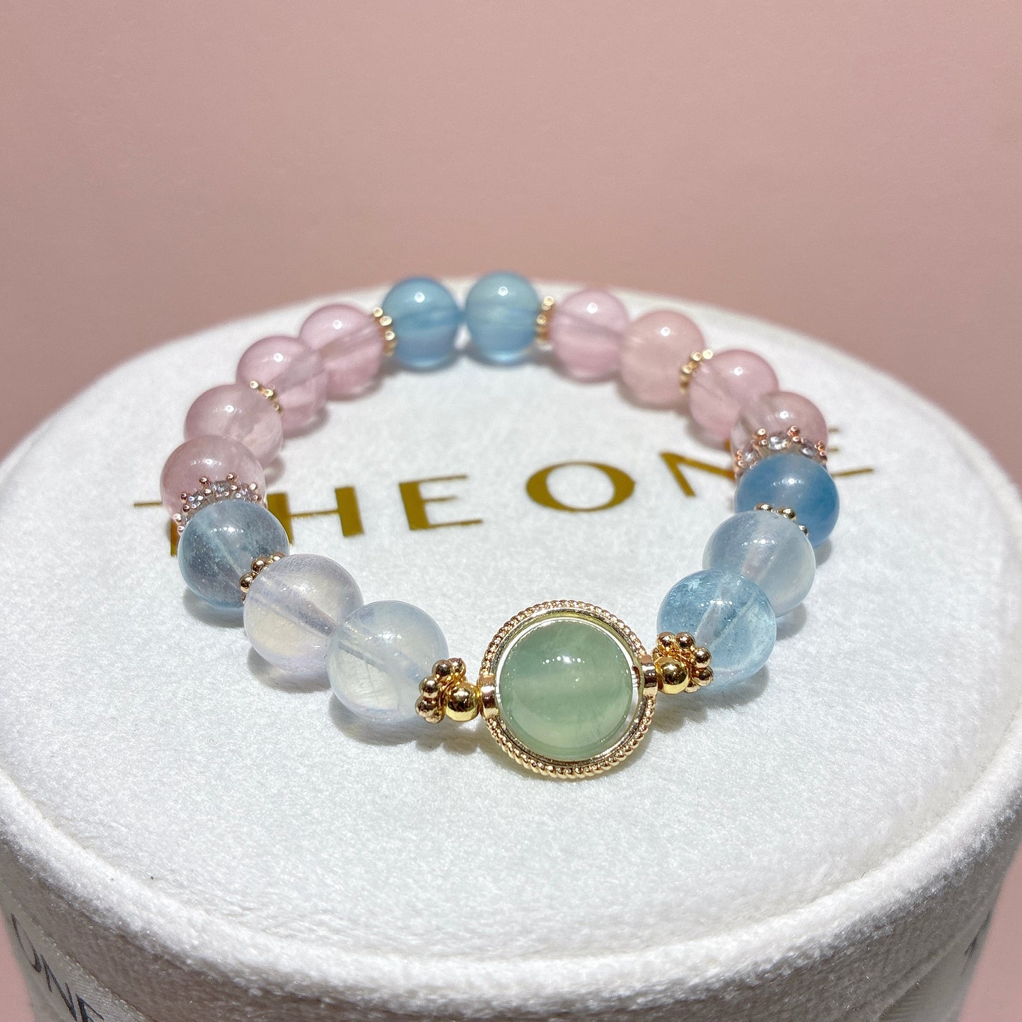 精品*冰種摩根石 x 葡萄石