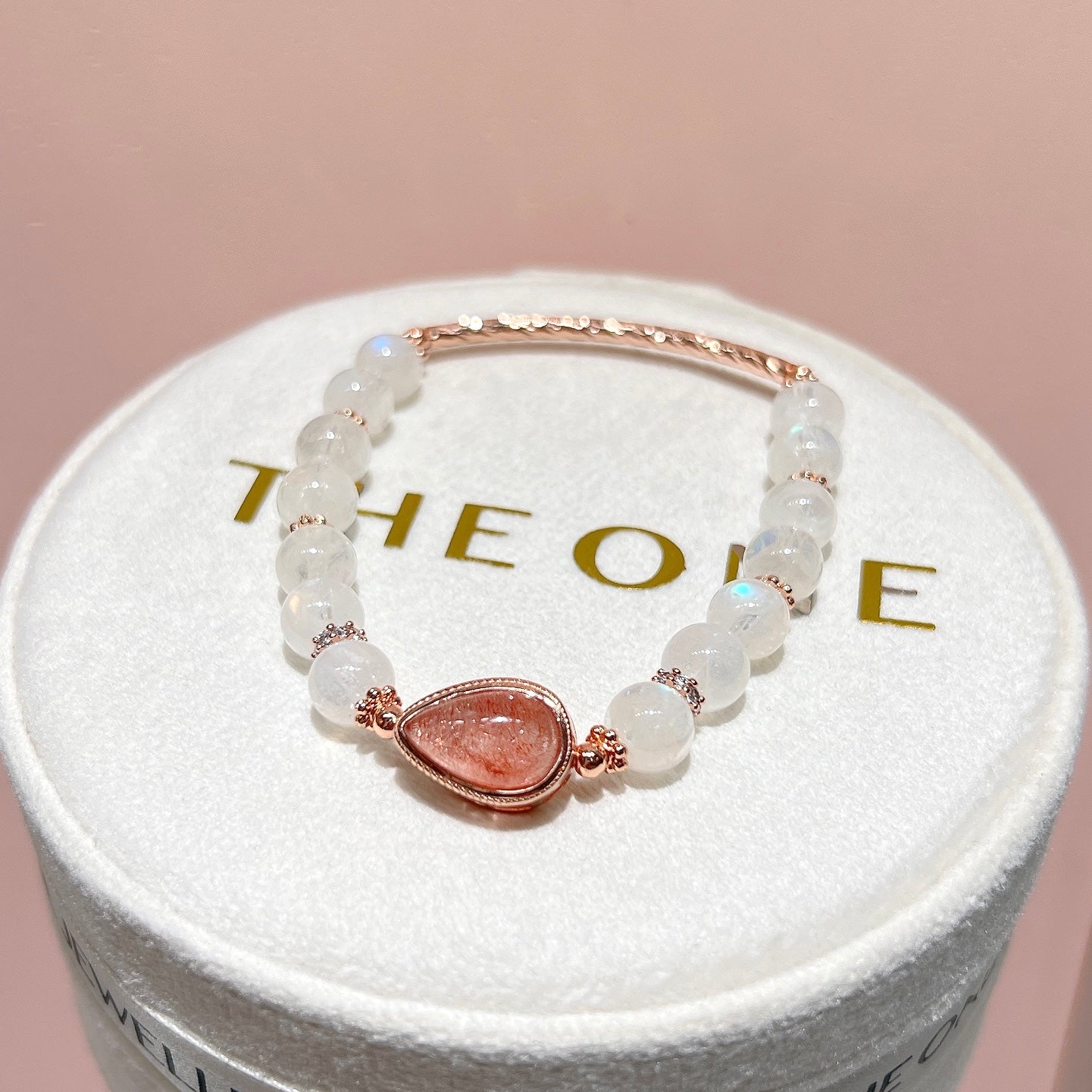 精品*馬島月亮石 x 士多啤梨晶