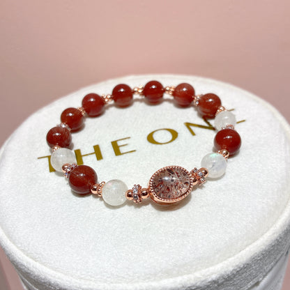 精品*巴西紅順髮晶 x 超級七