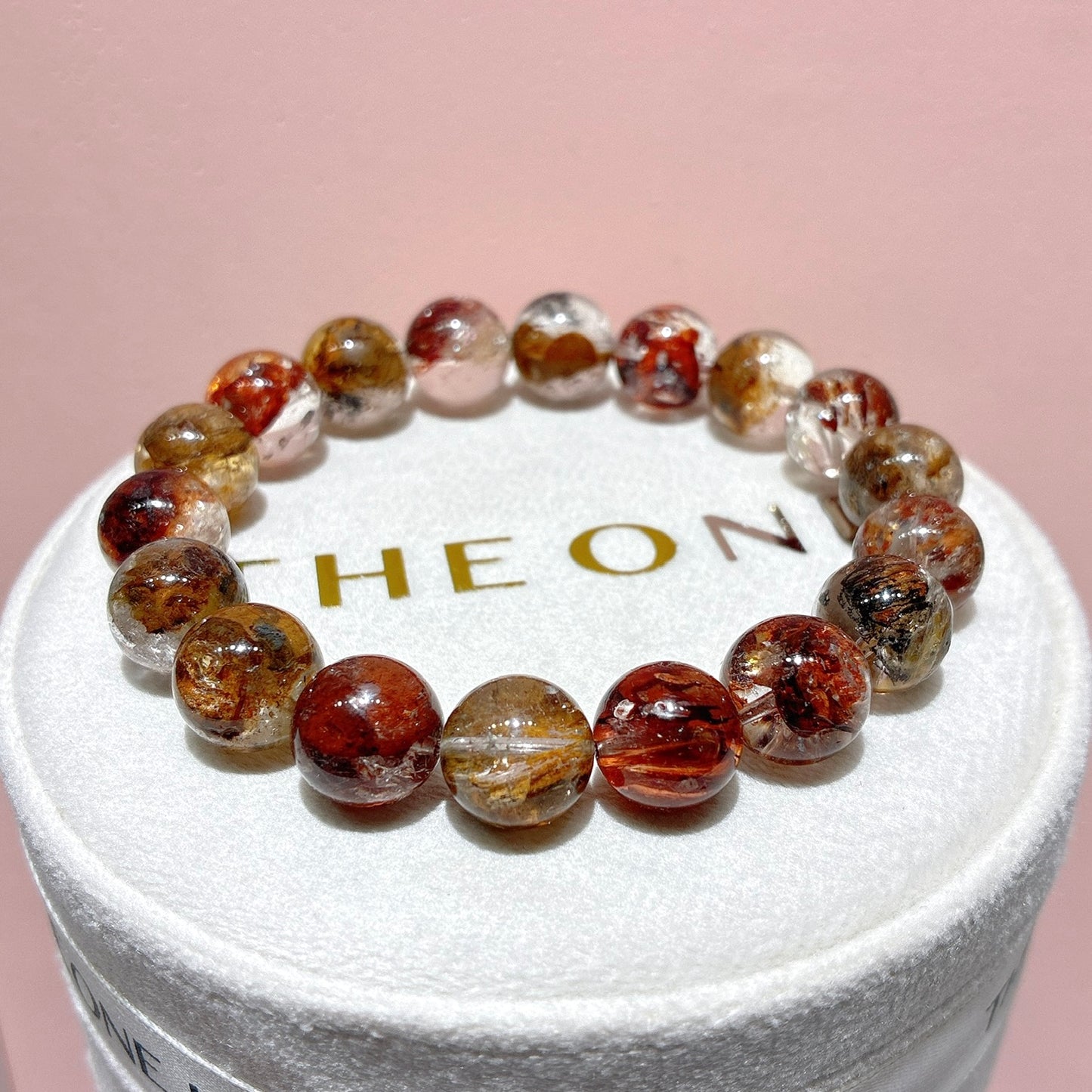 頂級*紅泥骸骨閃靈鑽 12mm