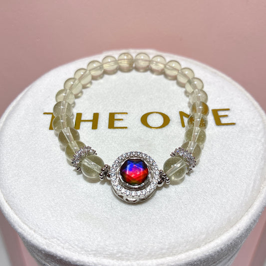 頂級*黃金隕石 x 斑彩石