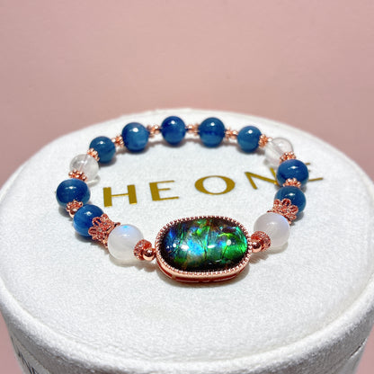 頂級*藍晶石 x 斑彩石