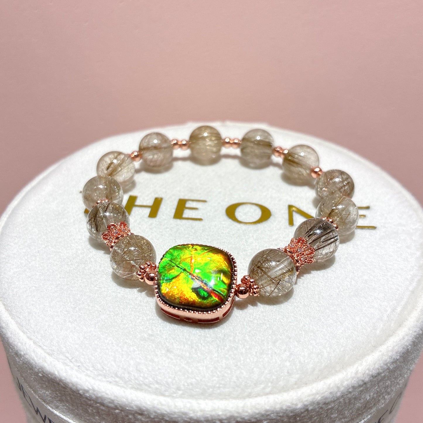 精品*鋼絲魔鬼髮 x 斑彩石