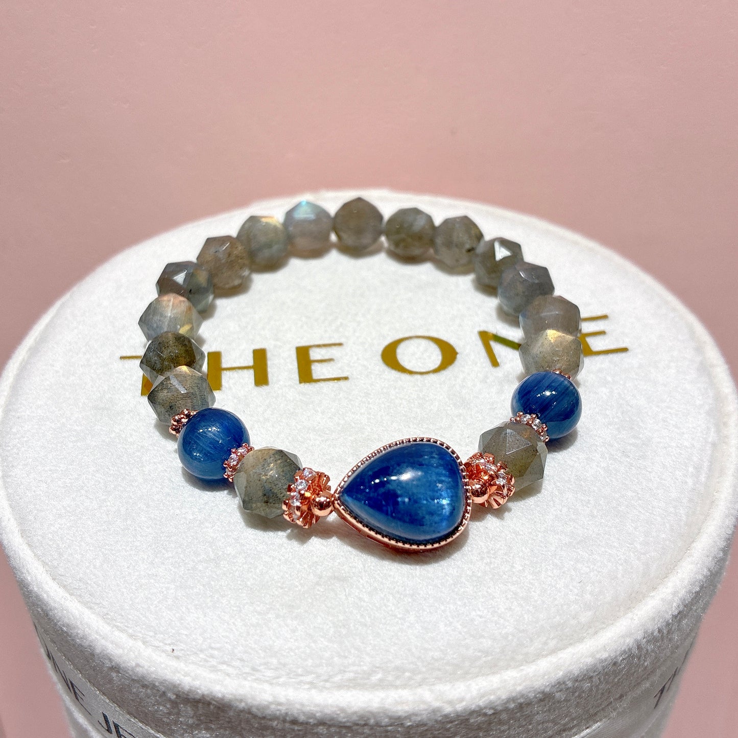 精品*拉長石 x 藍晶石