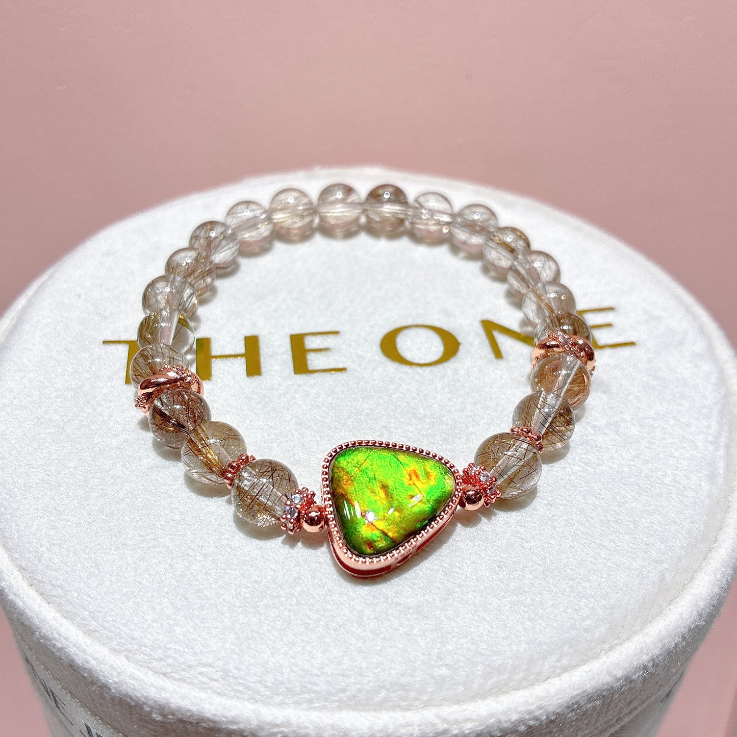 精品*鋼絲魔鬼髮 x 斑彩石