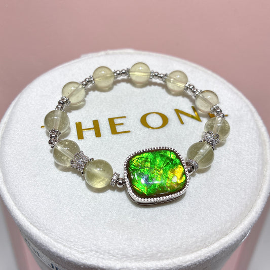 頂級*黃金隕石 x 斑彩石