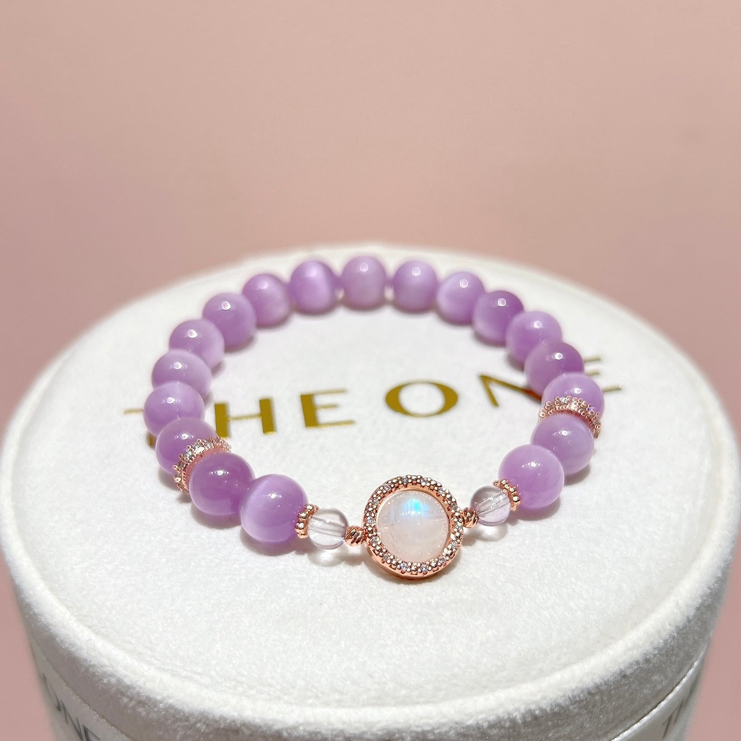 精品*紫鋰輝 x 月亮石