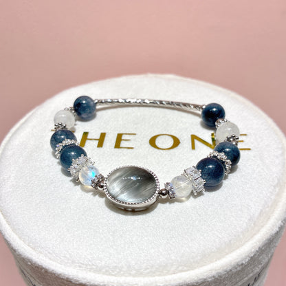 精品*藍鋼絲兔毛 x 灰藍兔毛