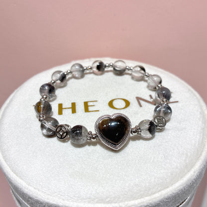 頂級*黑銀鈦 x 黑金太陽石