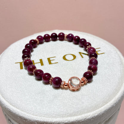 精品*紅碧璽 x 白水月