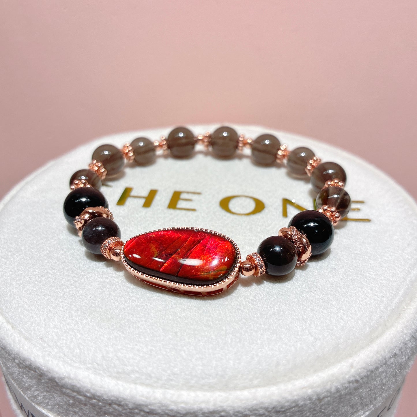 精品*黑隕石 x 斑彩石