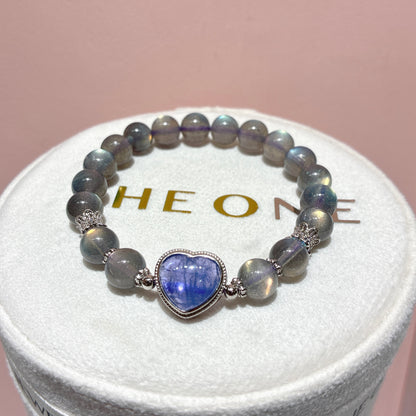 精品*拉長石 x 坦桑石