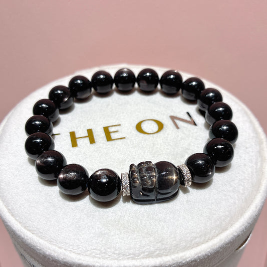 精品*金運石 x 黑金太陽貔貅