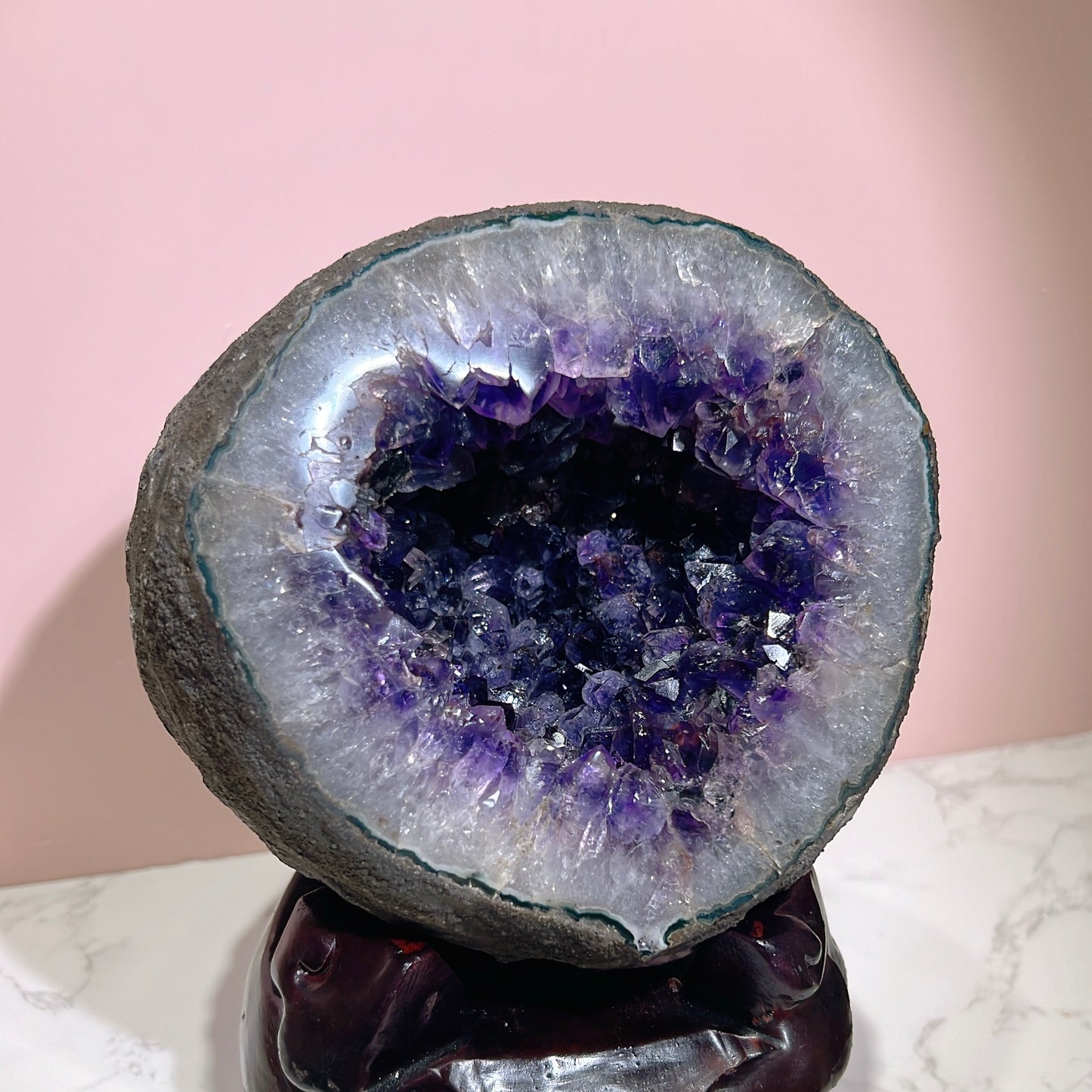 頂級*烏拉圭 紫晶洞