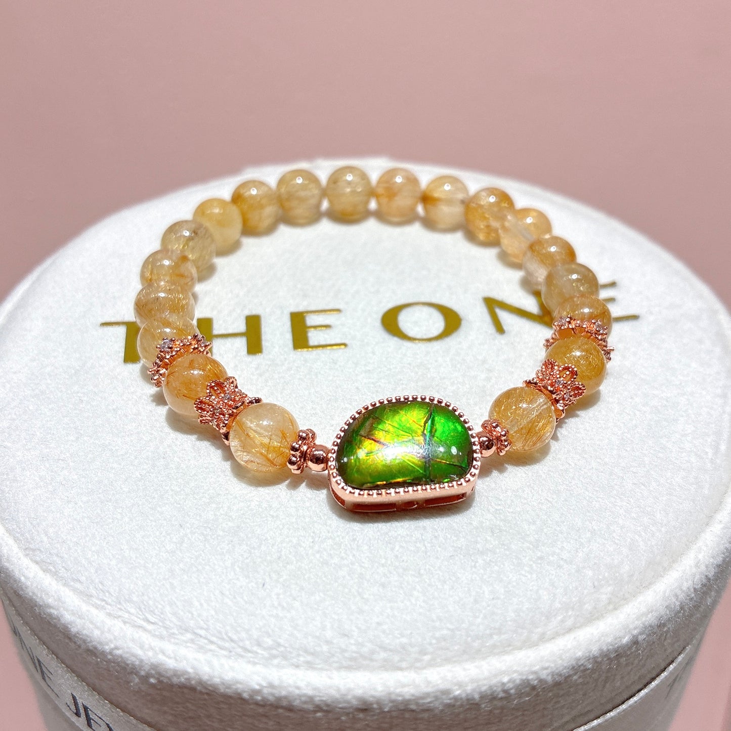 精品*金髮晶 x 斑彩石