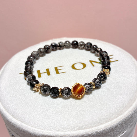 精品*黑髮晶 x 黃虎眼