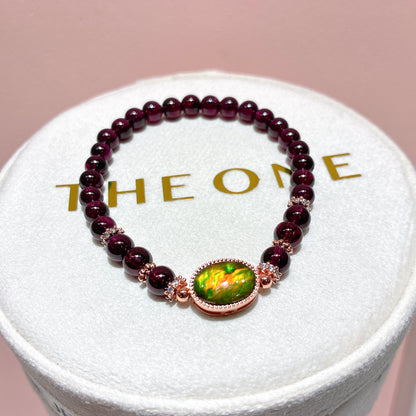 精品*紫牙烏 x 斑彩石