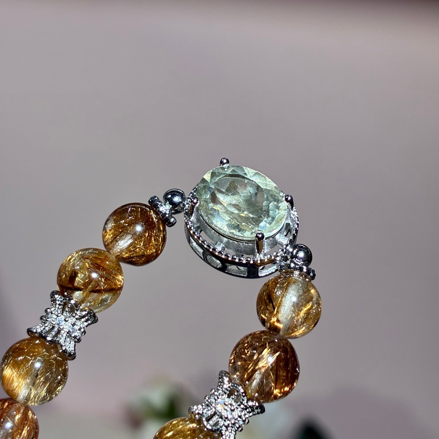 精品*金銅鈦晶 x 黃金隕石