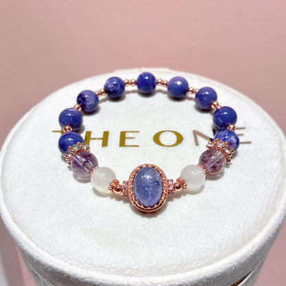 精品*紫龍晶 x 坦桑石