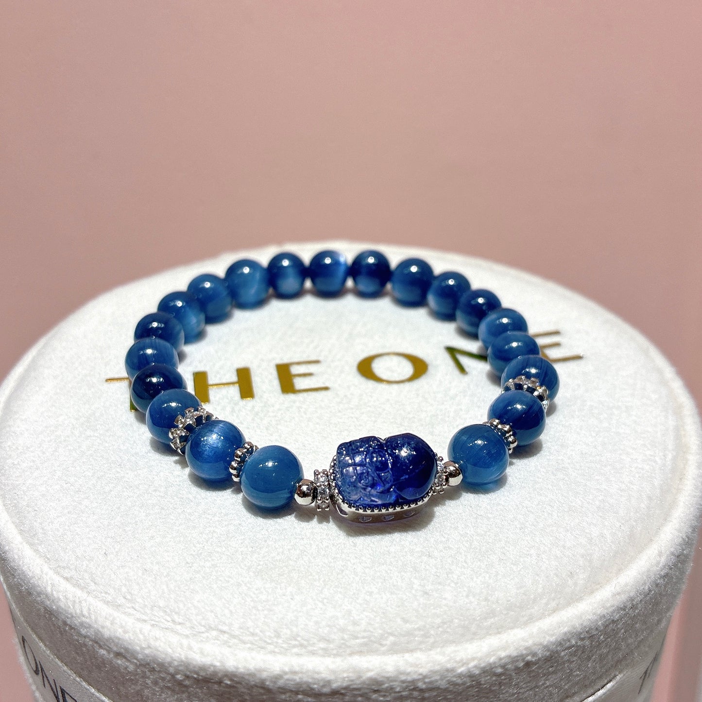 頂級*藍晶石 x 坦桑石貔貅