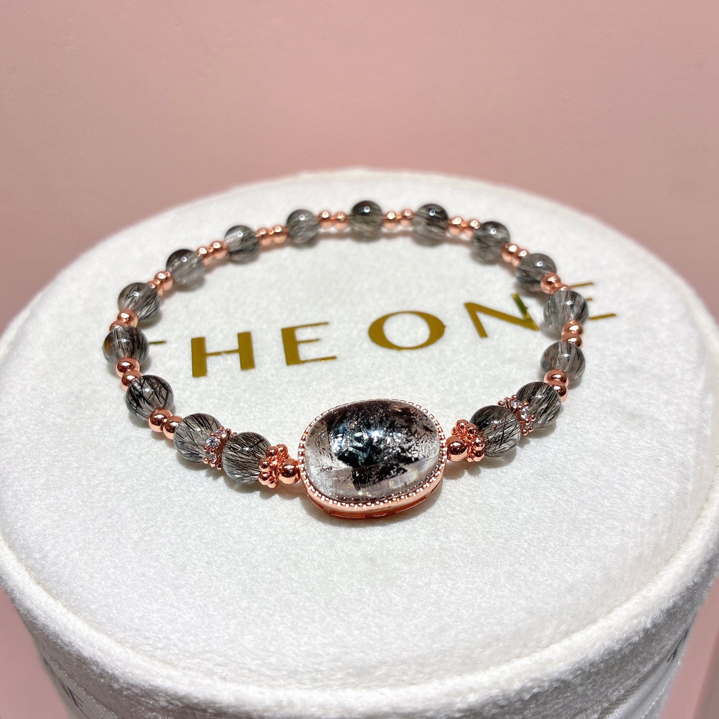 精品*黑順髮晶 x 黑閃靈鑽