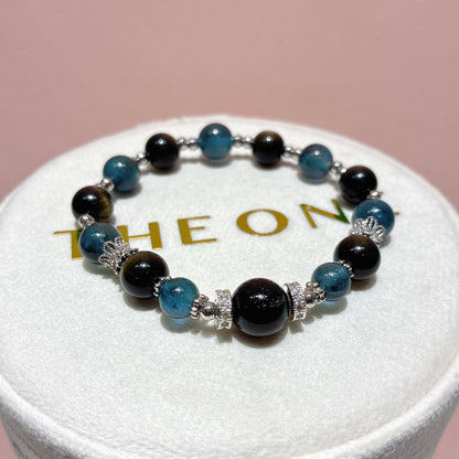 精品*魔鬼海藍寶 x 金曜石