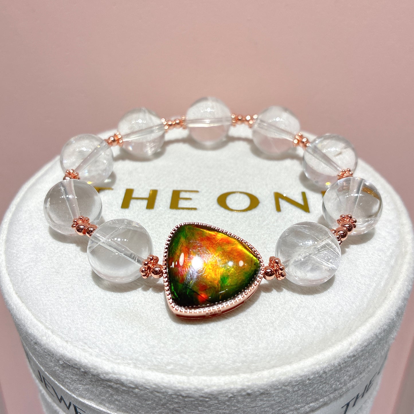 精品*白幽靈 x 斑彩石