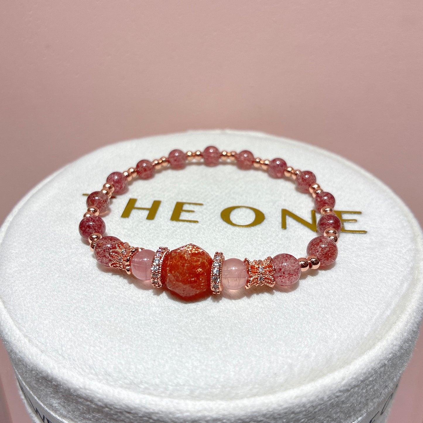 精品*草莓晶 x 金草莓太陽石