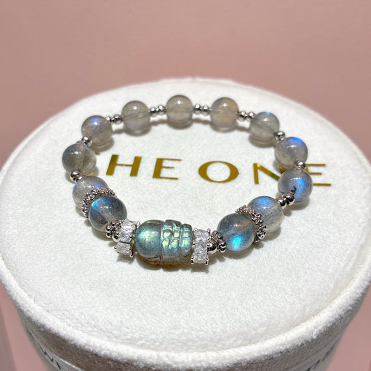 精品*拉長石 x 拉長石貔貅