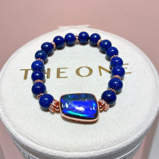 精品*青金石 x 斑彩石